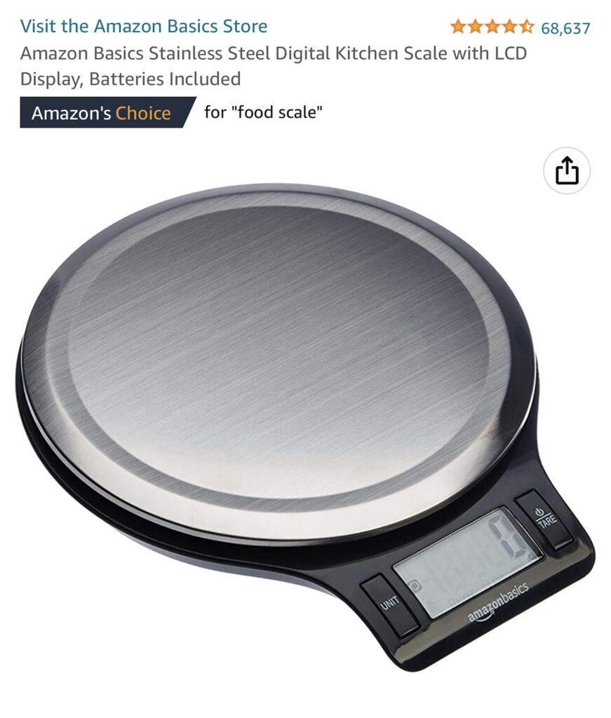 Amazon Food Scale Weight loss How I lost 100 lbs 